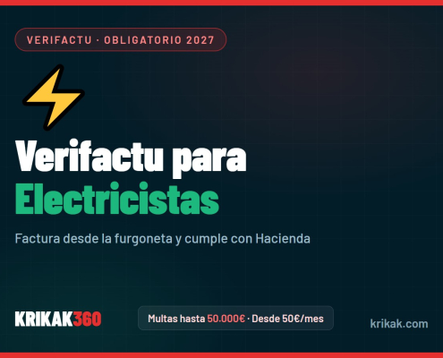 Verifactu para Electricistas — KRIKAK360