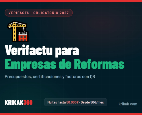 Verifactu para Empresas de Reformas — KRIKAK360